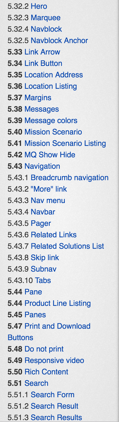 Styleguide Listing Part 2