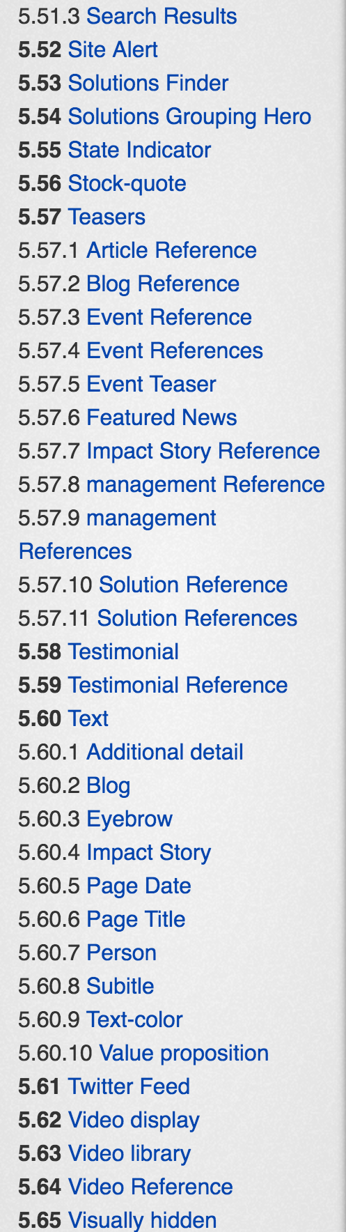 Styleguide Listing Part 3